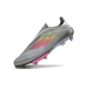 Adidas F50+ Laceless Firm Ground Grey Pink Yellow Football Boots