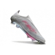 Adidas F50+ Laceless Firm Ground Grey Pink Yellow Football Boots