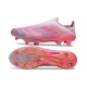 Adidas F50+ Laceless Firm Ground Pink White Football Boots