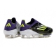 Adidas F50+ Laceless Firm Ground Purple Yellow Football Boots