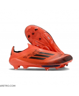 Adidas F50+ Laceless Firm Ground Red Black Football Boots