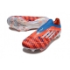 Adidas F50+ Laceless Firm Ground Red White Blue Football Boots