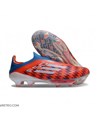 Adidas F50+ Laceless Firm Ground Red White Blue Football Boots