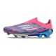 Adidas F50+ Laceless Firm Ground Solar Blue Ftwr White Pink Football Boots