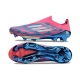 Adidas F50+ Laceless Firm Ground Solar Blue Ftwr White Pink Football Boots