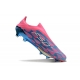 Adidas F50+ Laceless Firm Ground Solar Blue Ftwr White Pink Football Boots