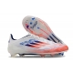 Adidas F50 Elite Firm Ground Firm Ground Advancement - White Solar Red Lucid Blue Football Boots Adidas F50 Elite Firm Ground Firm Ground Advancement - White Solar Red Lucid Blue Football Boots