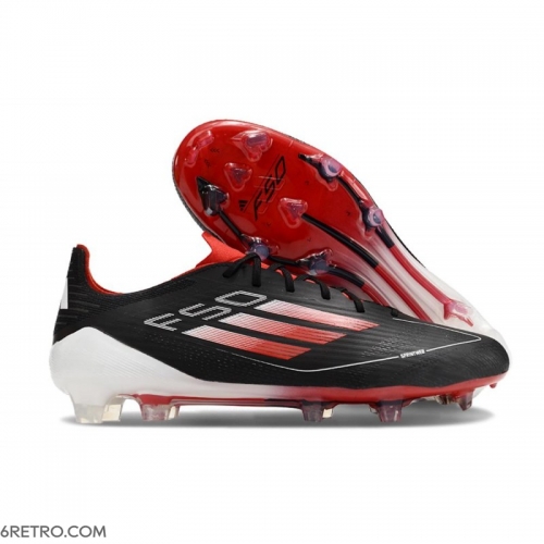 Adidas F50 Elite Firm Ground Firm Ground Black Red Football Boots Adidas F50 Elite Firm Ground Firm Ground Black Red Football Boots