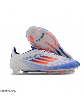 Adidas F50 Elite Firm Ground Firm Ground Blue White Red Football Boots
