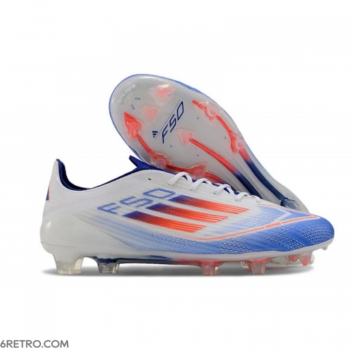 Adidas F50 Elite Firm Ground Firm Ground Blue White Red Football Boots Adidas F50 Elite Firm Ground Firm Ground Blue White Red Football Boots