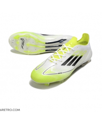 Adidas F50 Elite Firm Ground Firm Ground White Black Volt Football Boots