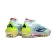 Adidas F50 Elite Mid-Cut Firm Ground Almost Blue Semi Lucid Blue Semi Solar Yellow Football Boots