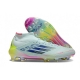 Adidas F50 Elite Mid-Cut Firm Ground Almost Blue Semi Lucid Blue Semi Solar Yellow Football Boots