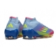 Adidas F50 Elite Mid-Cut Firm Ground Celestial Victory - Blue Fusion Lucid Lemon Lucid Pink Football Boots