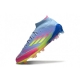 Adidas F50 Elite Mid-Cut Firm Ground Celestial Victory - Blue Fusion Lucid Lemon Lucid Pink Football Boots
