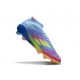 Adidas F50 Elite Mid-Cut Firm Ground Celestial Victory - Blue Fusion Lucid Lemon Lucid Pink Football Boots