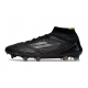 Adidas F50 Elite Mid-Cut Firm Ground Core Black Iron Met Gold Met Football Boots