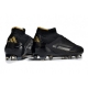 Adidas F50 Elite Mid-Cut Firm Ground Core Black Iron Met Gold Met Football Boots