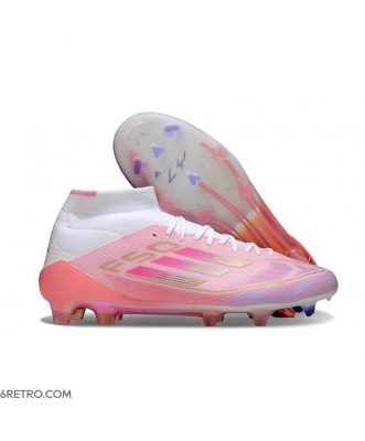 Adidas F50 Elite Mid-Cut Firm Ground Pink Football Boots