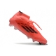 Adidas F50 Elite Mid-Cut Firm Ground Turbo Aurora Black Platin Met Football Boots