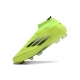 Adidas F50 Elite Mid-Cut Firm Ground Volt Black Football Boots
