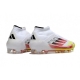 Adidas F50 Elite Mid-Cut Firm Ground White Lucid Red Solar Yellow Football Boots