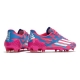 Adidas F50 Ghosted Adizero HYBRIDTOUCH Firm Ground Pink White Blue Football Boots