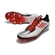 Adidas F50 Ghosted Adizero HYBRIDTOUCH Firm Ground White Red Black Football Boots