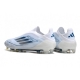 Adidas F50 LL Elite Firm Ground White Blue Football Boots