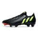 Adidas Low Cut Predator Edge.1 Firm Ground Black Green Football Boots