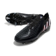 Adidas Low Cut Predator Edge.1 Firm Ground Darkness - Core Black White Vivid Red Football Boots