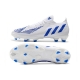 Adidas Low Cut Predator Edge.1 Firm Ground Diamond Edge - White Hi-Res Blue Football Boots