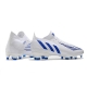 Adidas Low Cut Predator Edge.1 Firm Ground Diamond Edge - White Hi-Res Blue Football Boots