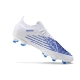 Adidas Low Cut Predator Edge.1 Firm Ground Diamond Edge - White Hi-Res Blue Football Boots