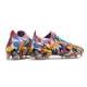 Adidas Low Cut Predator Edge.1 Firm Ground Geometric Bright Blue Team Yellow Solar Red Football Boots