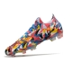 Adidas Low Cut Predator Edge.1 Firm Ground Geometric Bright Blue Team Yellow Solar Red Football Boots