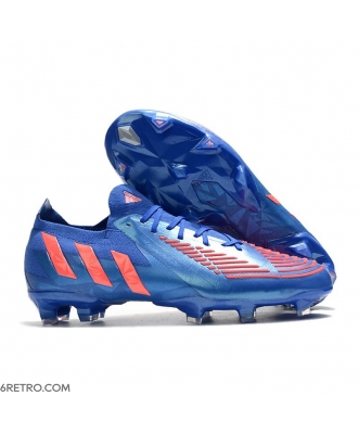 Adidas Low Cut Predator Edge.1 Firm Ground Hi Res Blue Turbo Football Boots