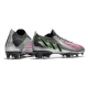 Adidas Low Cut Predator Edge.1 Firm Ground Silver Black Solar Pink Football Boots