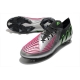 Adidas Low Cut Predator Edge.1 Firm Ground Silver Black Solar Pink Football Boots