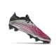Adidas Low Cut Predator Edge.1 Firm Ground Silver Black Solar Pink Football Boots