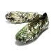 Adidas Low Cut Predator Edge.1 Firm Ground Swarovski - Focus Olive Silver Metallic Magic Lime Football Boots