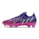 Adidas Low Cut Predator Edge.1 Firm Ground Team Collegiate Purple Silver Metallic Team Shock Pink 2 Football Boots