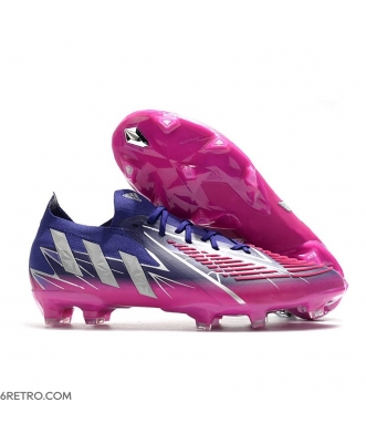 Adidas Low Cut Predator Edge.1 Firm Ground Team Collegiate Purple Silver Metallic TeamShock Pink 2 Football Boots