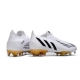 Adidas Low Cut Predator Edge.1 Firm Ground White Black Golden Football Boots