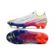 Adidas Low Cut Predator Edge.1 Firm Ground White Solar Yellow Power Blue Football Boots