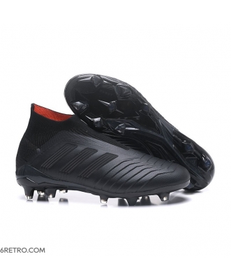 Adidas Predator 18+ Firm Ground All Black Football Boots