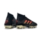 Adidas Predator 18+ Firm Ground Black Red Gold Football Boots