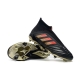 Adidas Predator 18+ Firm Ground Black Red Gold Football Boots