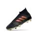 Adidas Predator 18+ Firm Ground Black Red Gold Football Boots