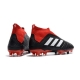 Adidas Predator 18+ Firm Ground Black Red White Football Boots